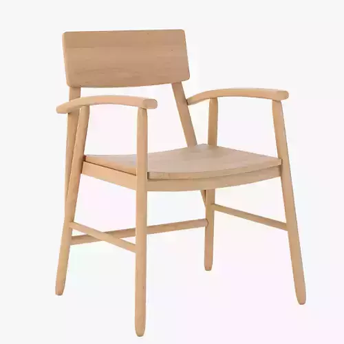Ethnicraft Oak Bjorsing Armchair
