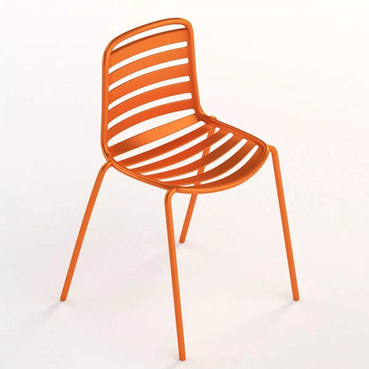 Enea Lts Street Armless Chair By Estudi Manel Molina 3D model
