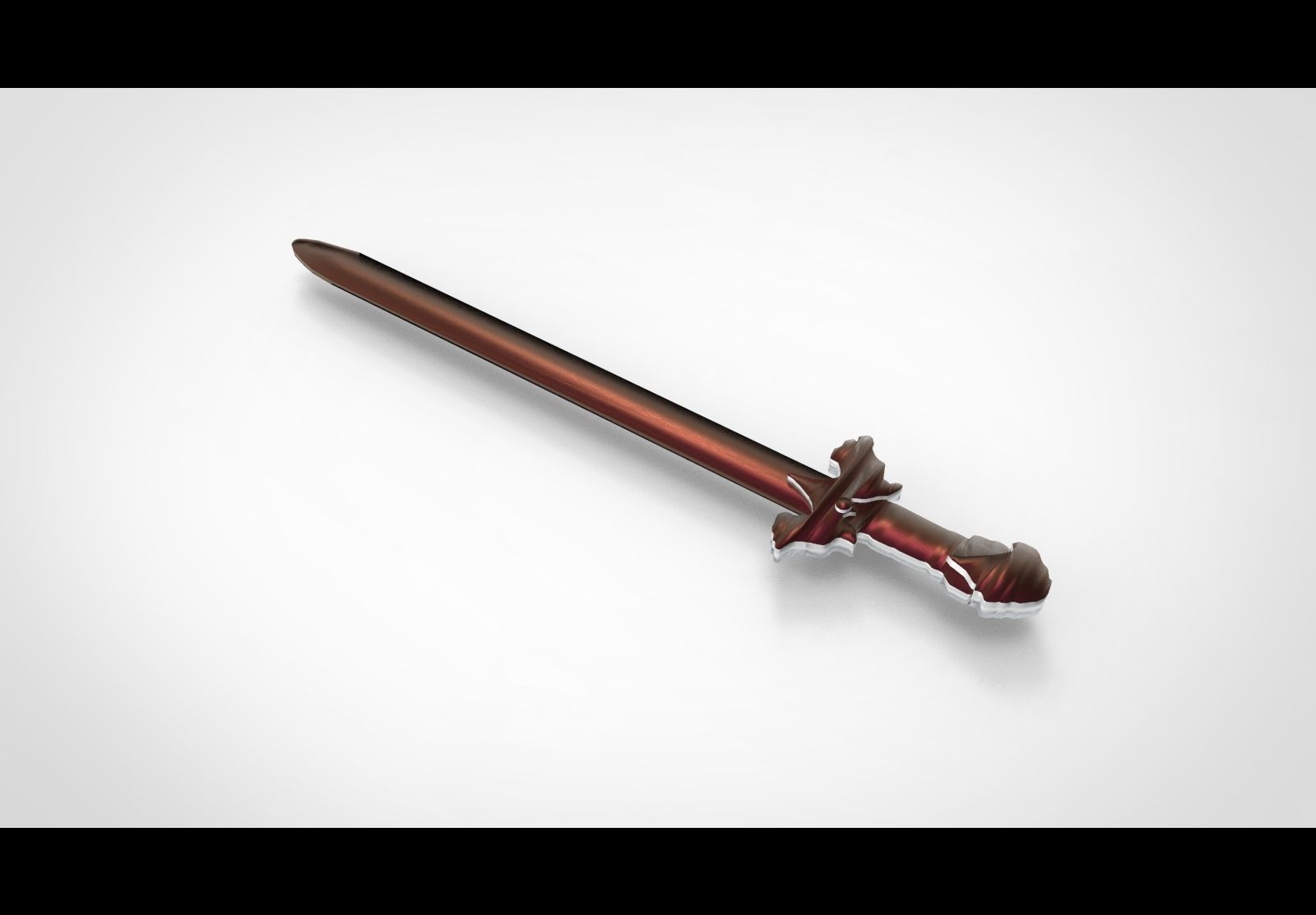 Sword type K 3D model_2