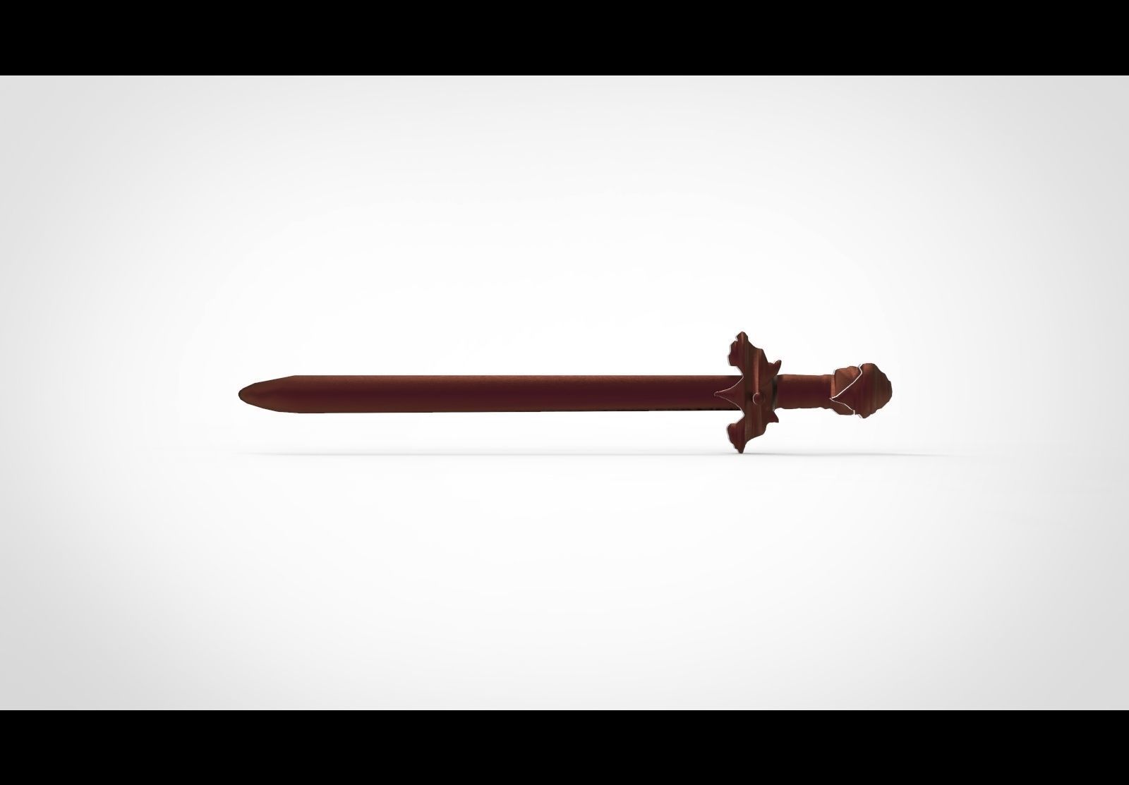Sword type K 3D model_3