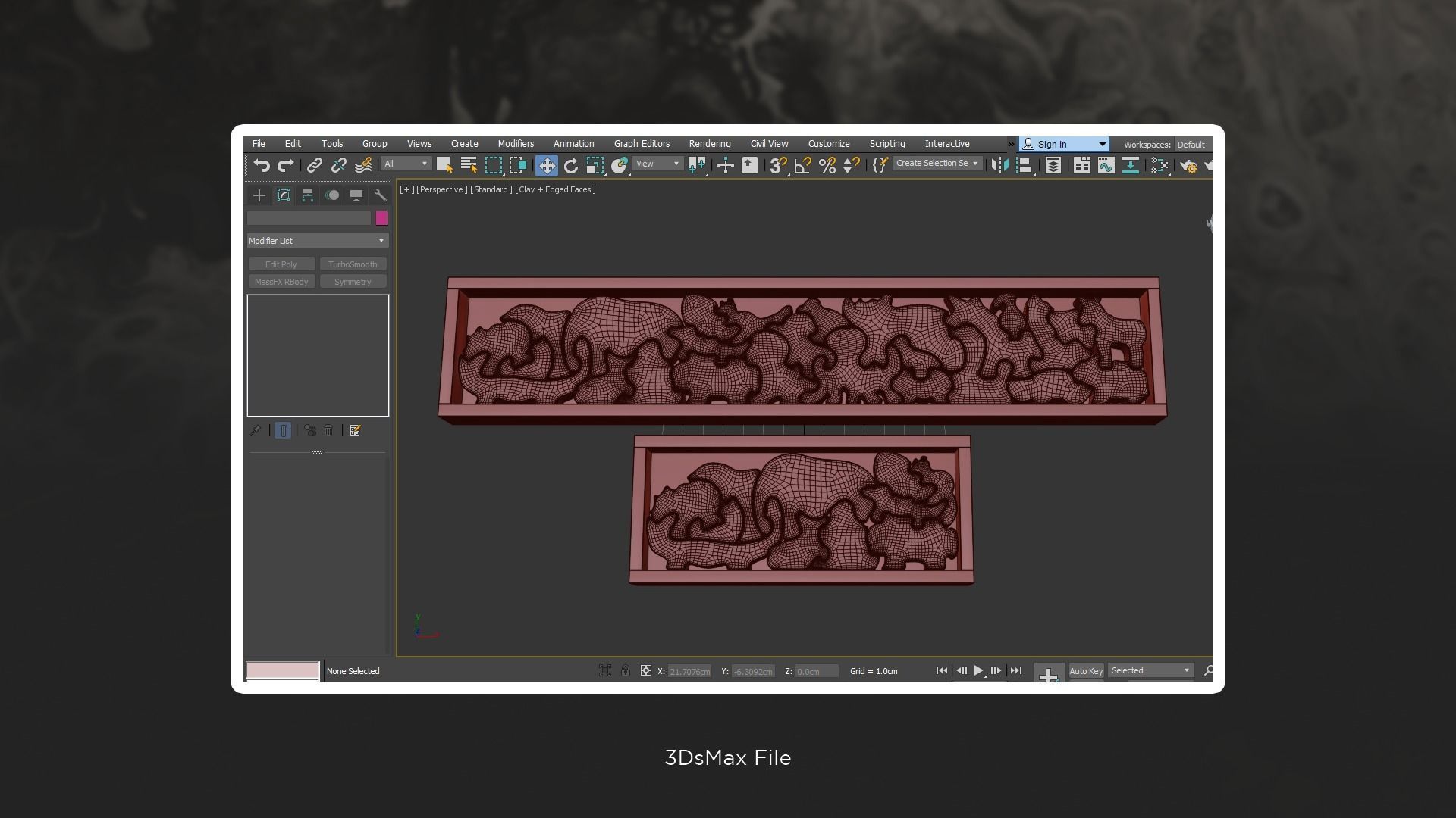 Alphabet Puzzle Educational Toys Low-poly 3D model_5