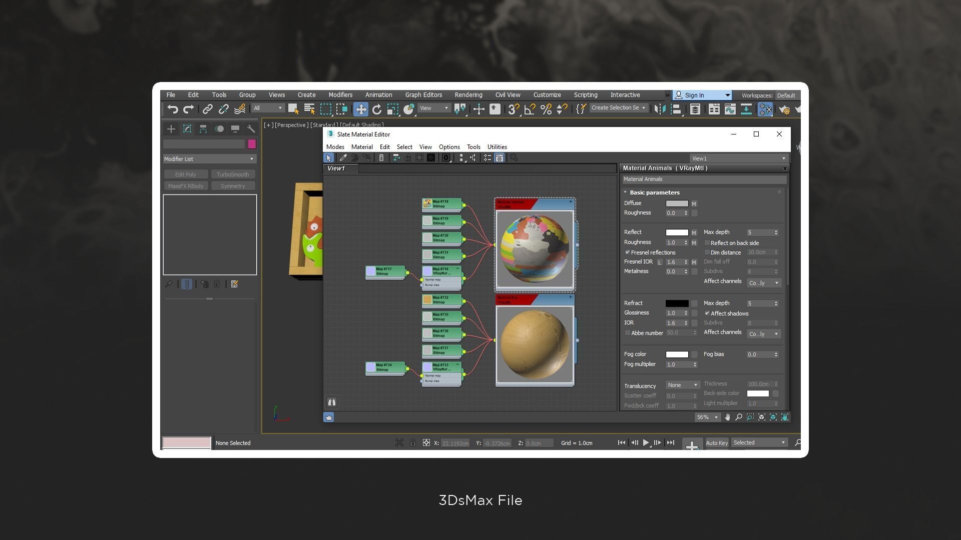 Alphabet Puzzle Educational Toys Low-poly 3D model_6
