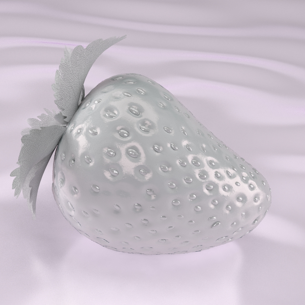 Strawberry Beauty 3D model_1