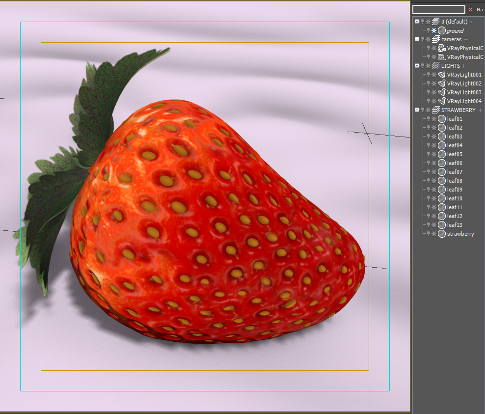 Strawberry Beauty 3D model_5