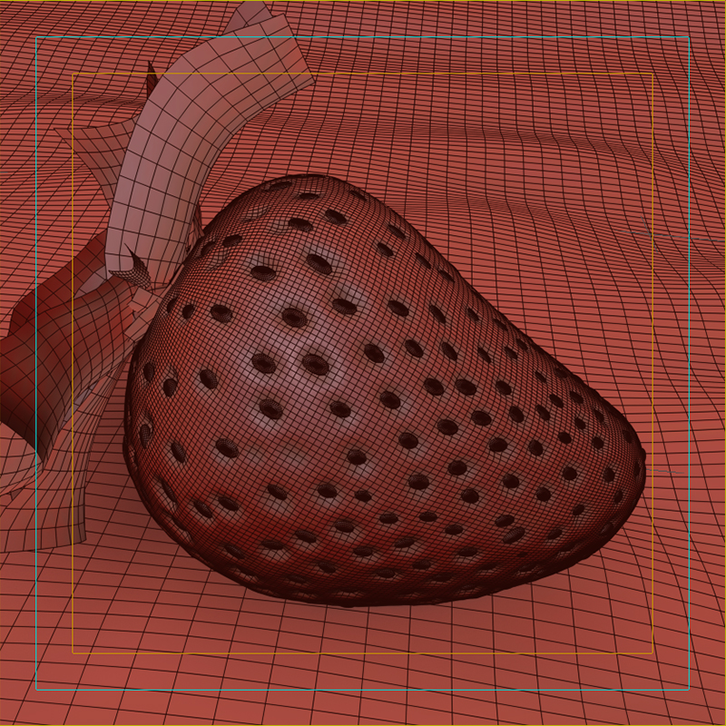 Strawberry Beauty 3D model_4