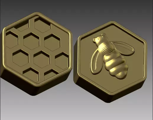 Honeycomb beehive  3D print model_0