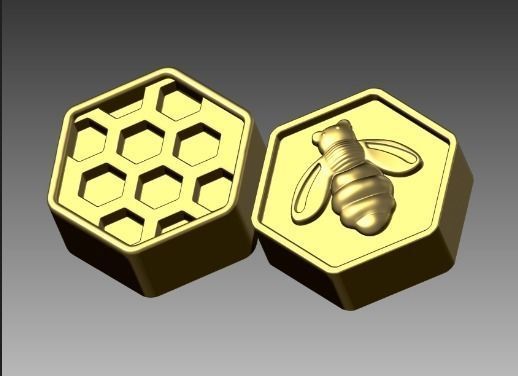 Honeycomb beehive  3D print model_1