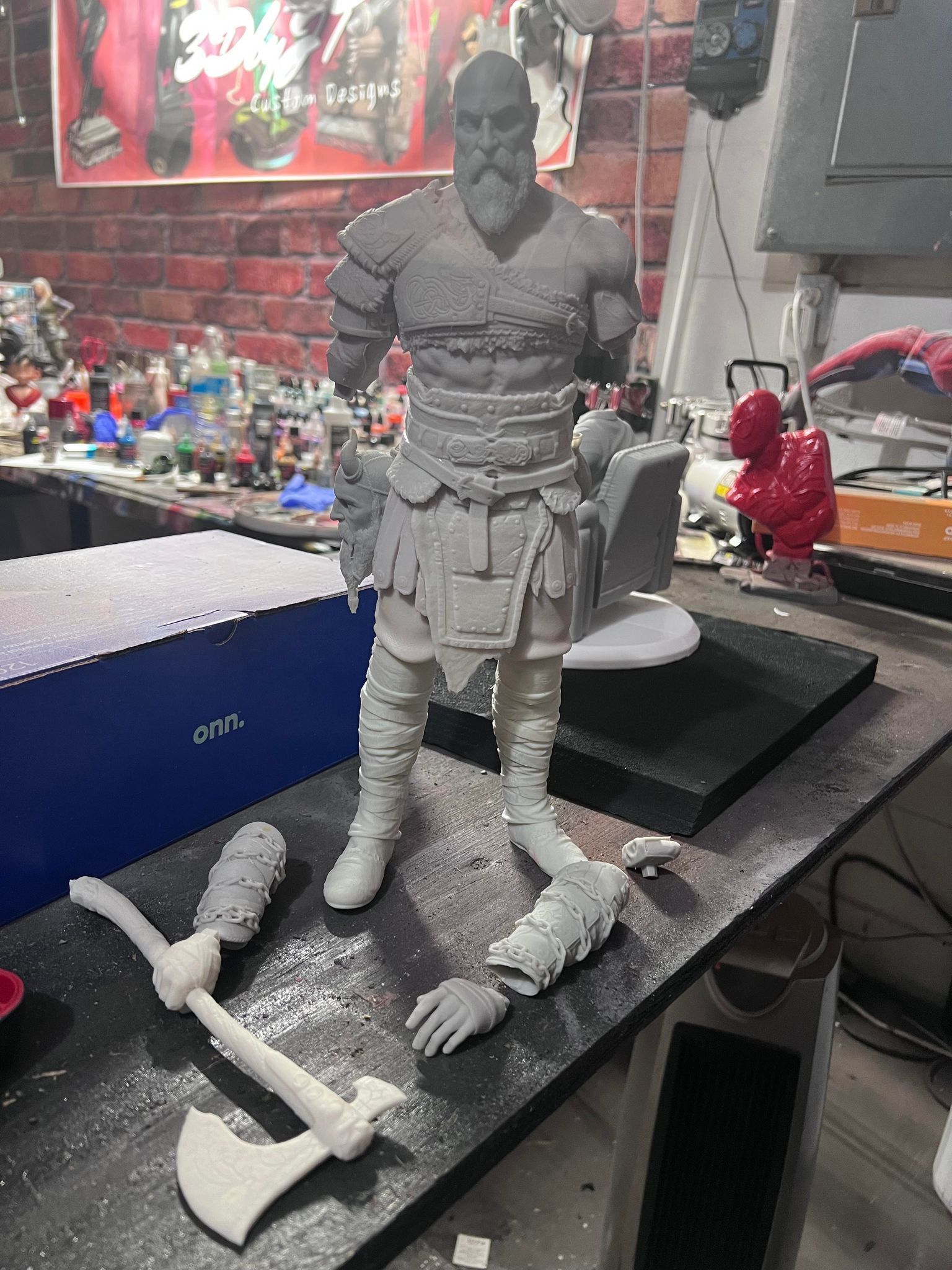Kratos  3D print model_4