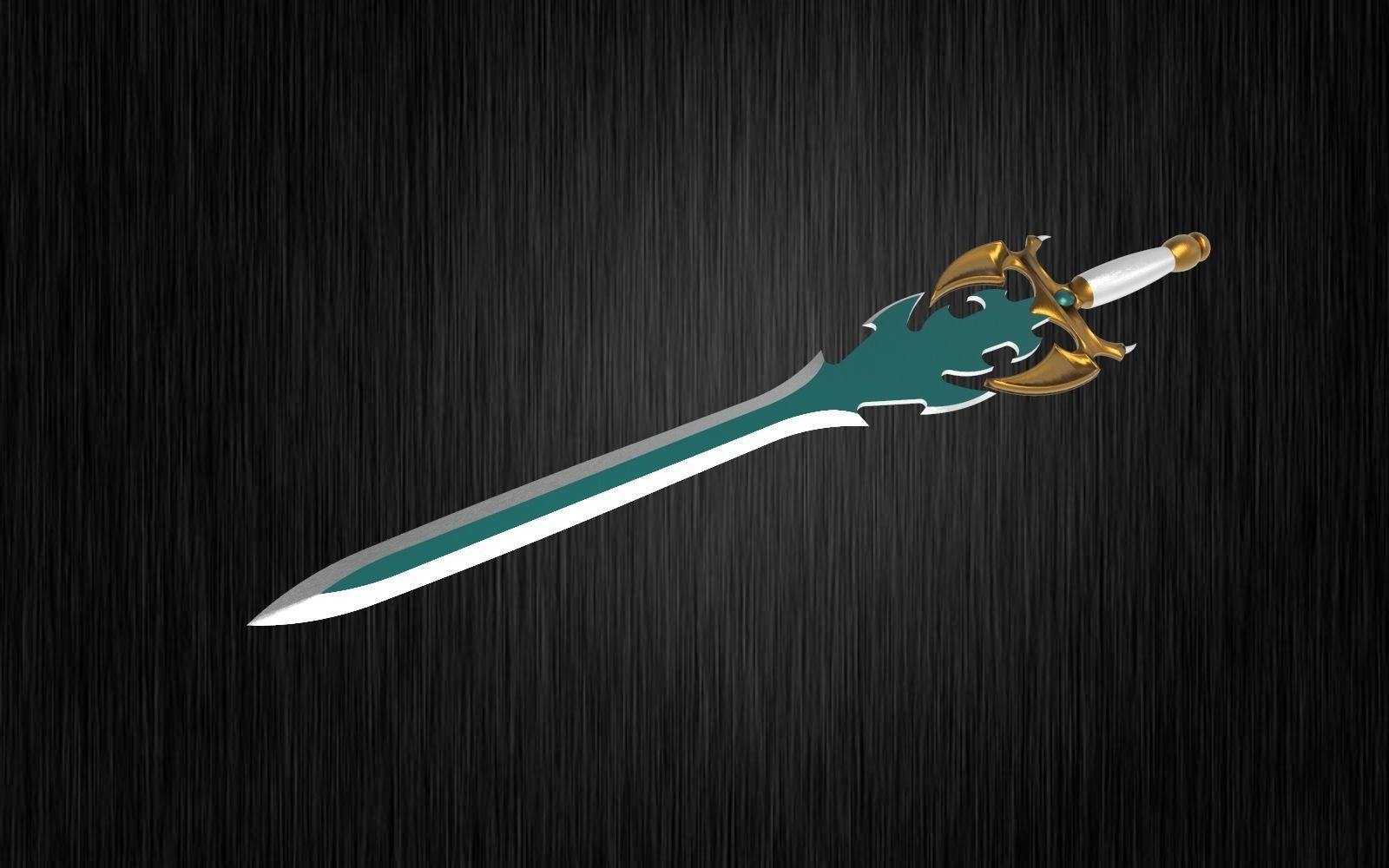 Sword type M 3D model_2