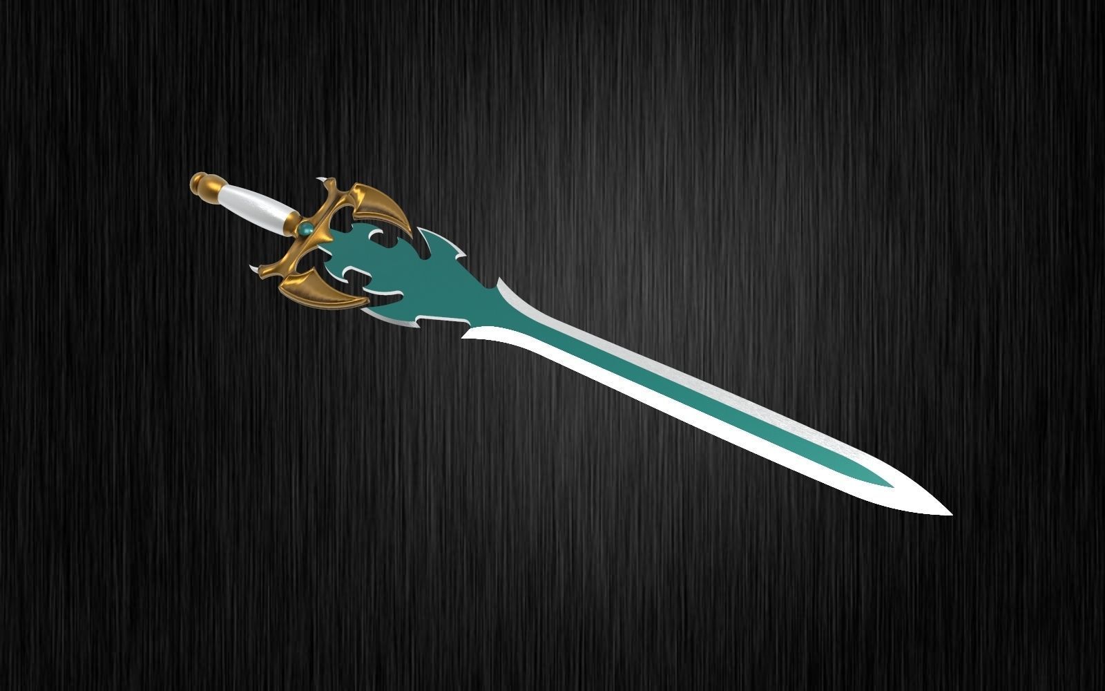 Sword type M 3D model_3