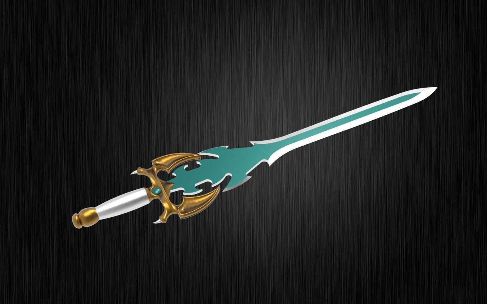 Sword type M 3D model_4