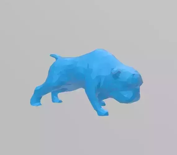3D Printable Bulldog STL File - Perfect for 3D Printing and DIY 