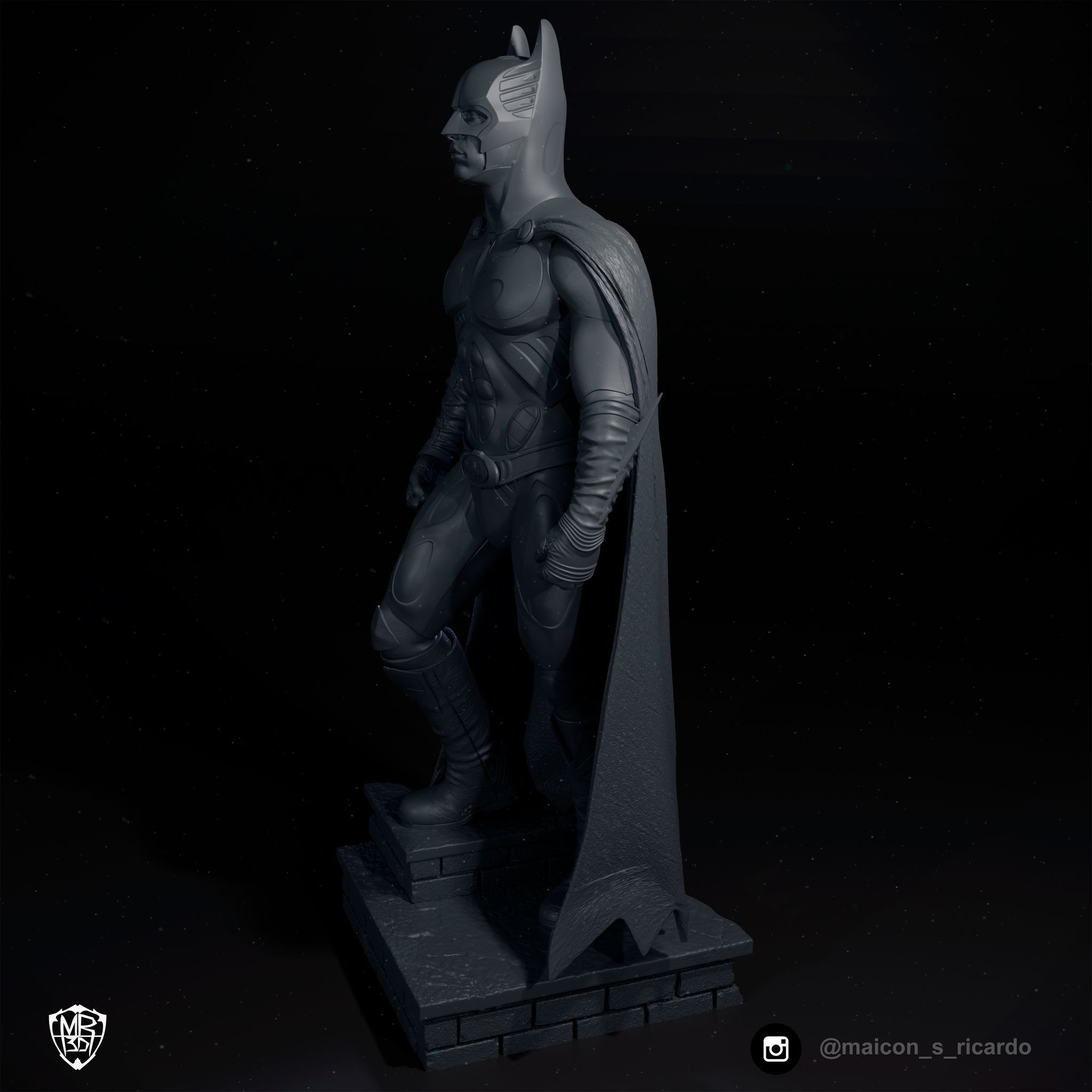 Batman Forever Sonar Suit 3D print model_4