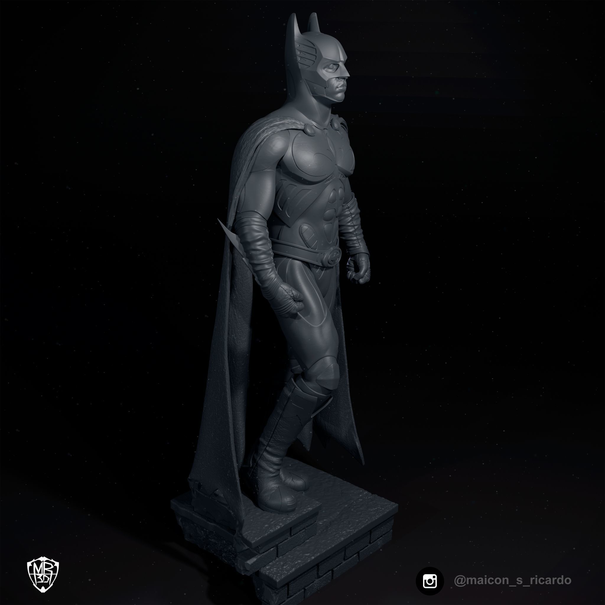 Batman Forever Sonar Suit 3D print model_3