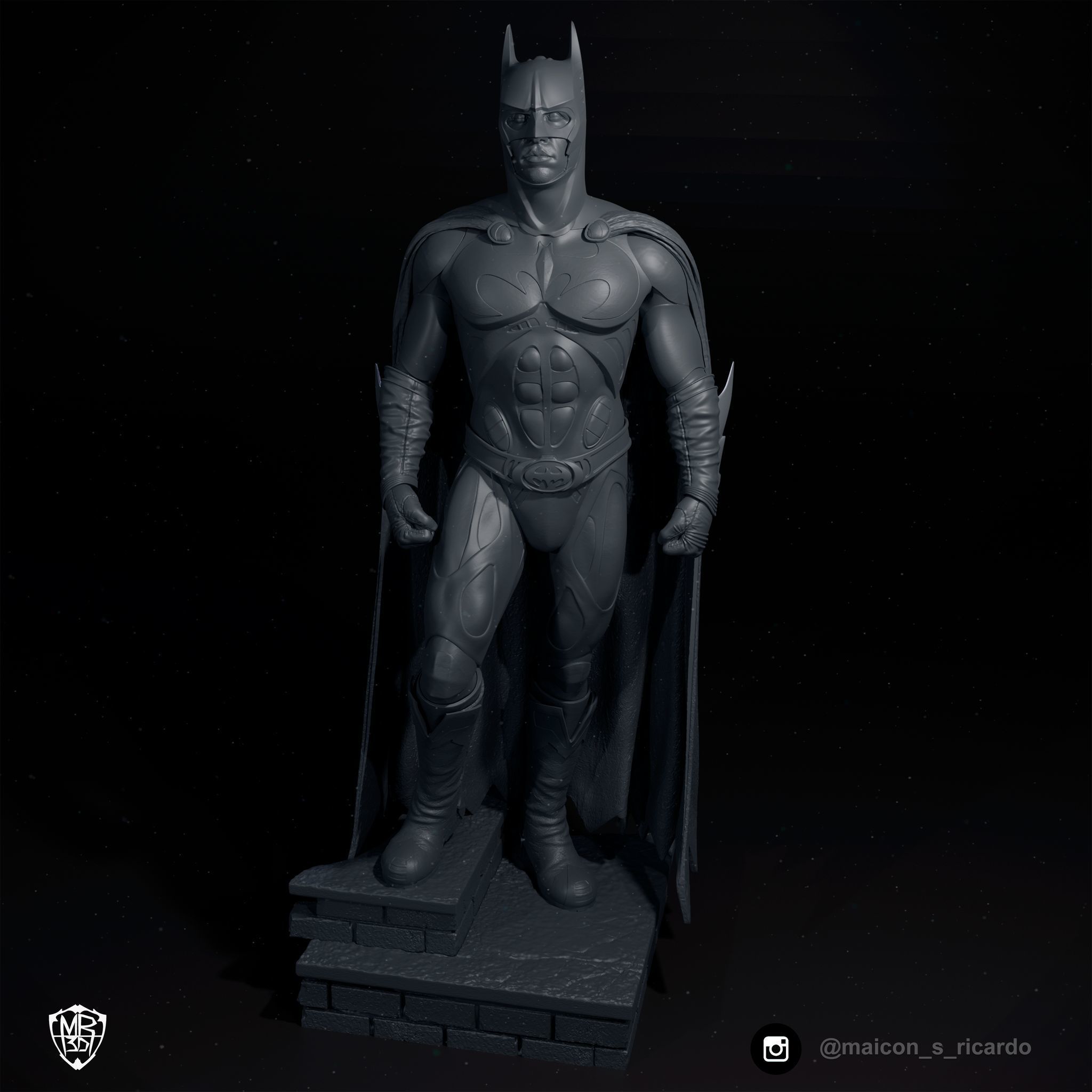 Batman Forever Sonar Suit 3D print model_1