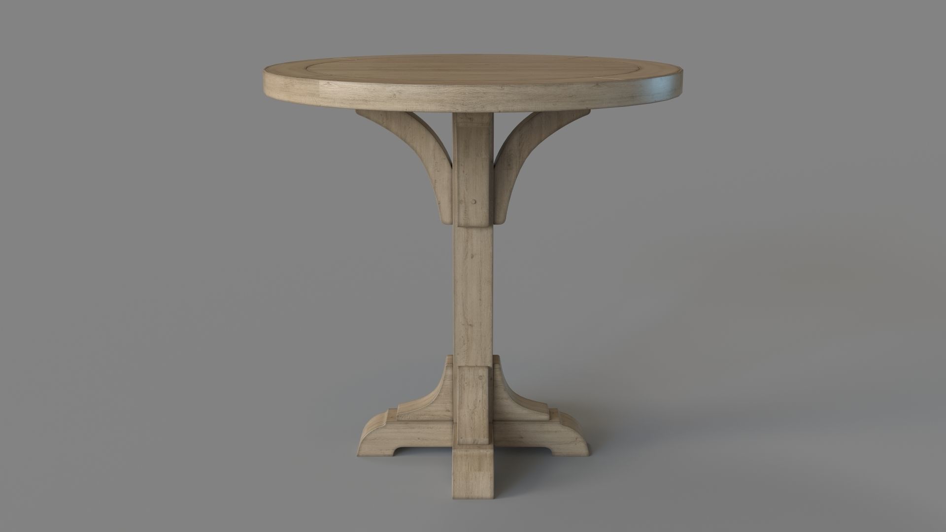 Highland Ridge Bistro Pub Table 3D model_1