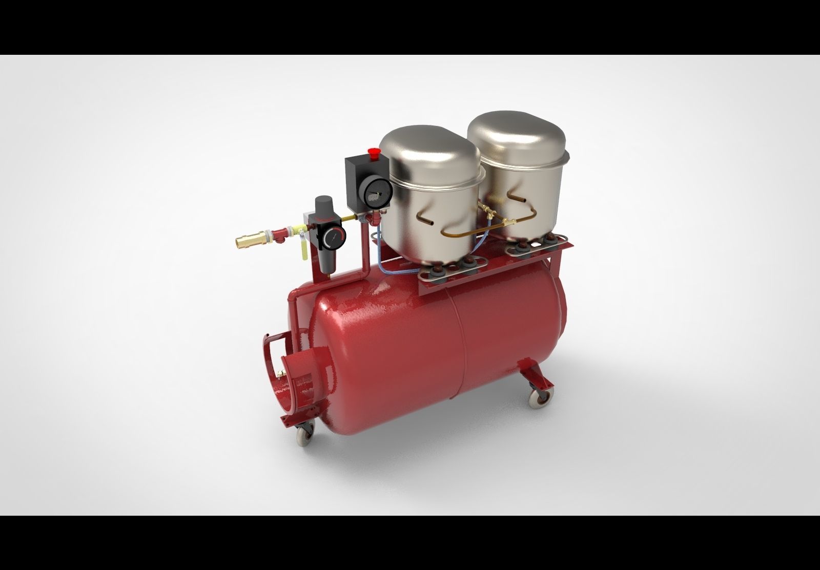 Air compressor type A 3D model_3