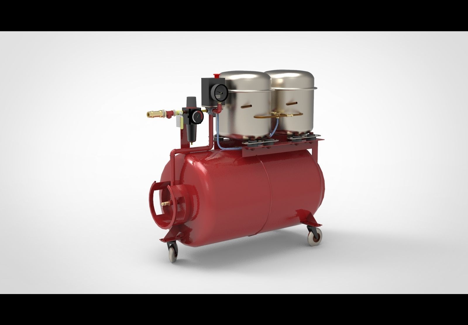 Air compressor type A 3D model_6
