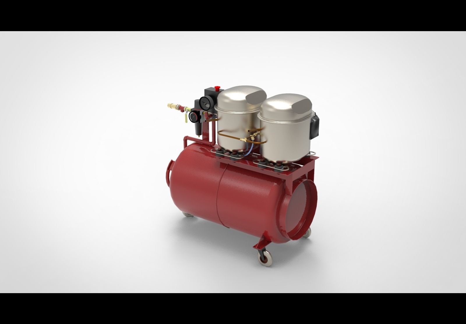 Air compressor type A 3D model_4