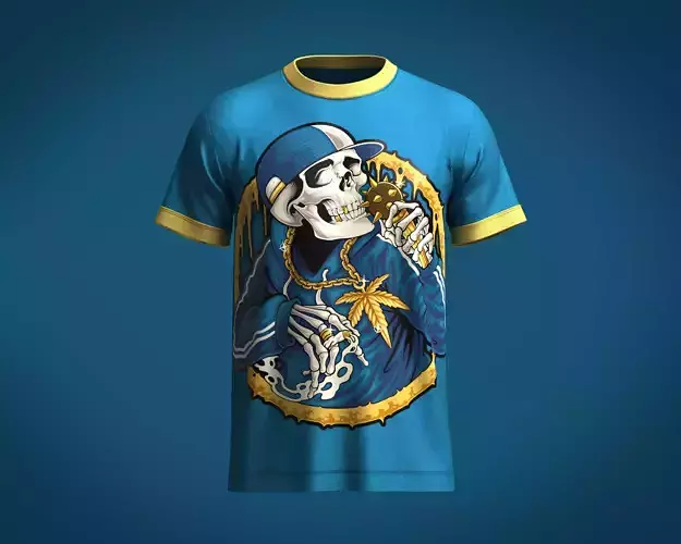 T-Shirt Rap Skull