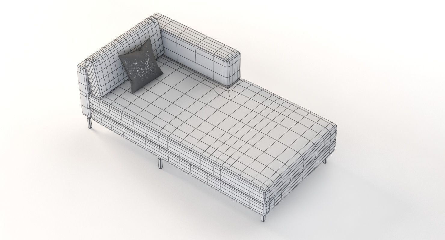 Davenport Bi Sectional Chaise Daybed 3D model_13