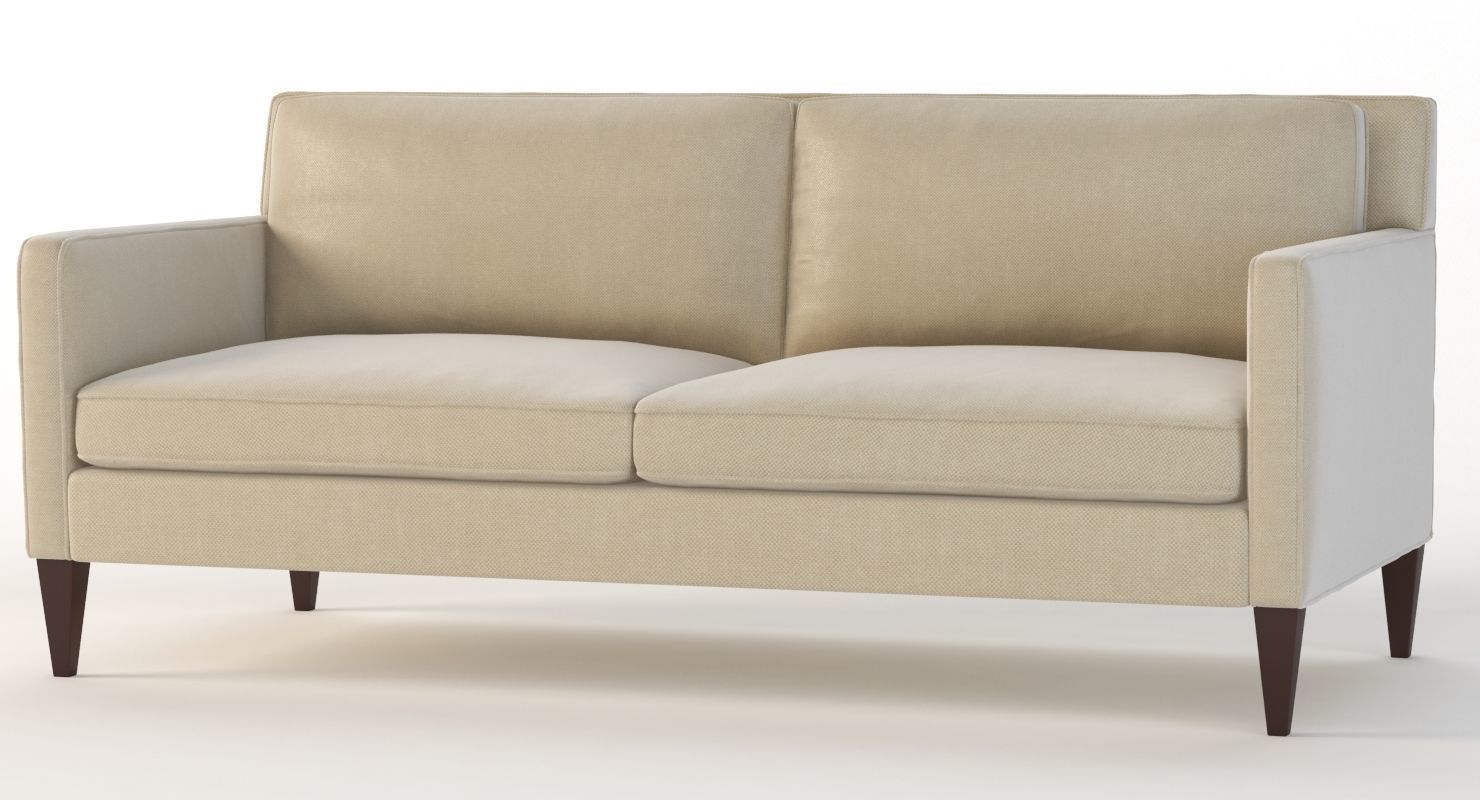 Crate And Barrel Rochelle Two Seater Sofa 3D model_8