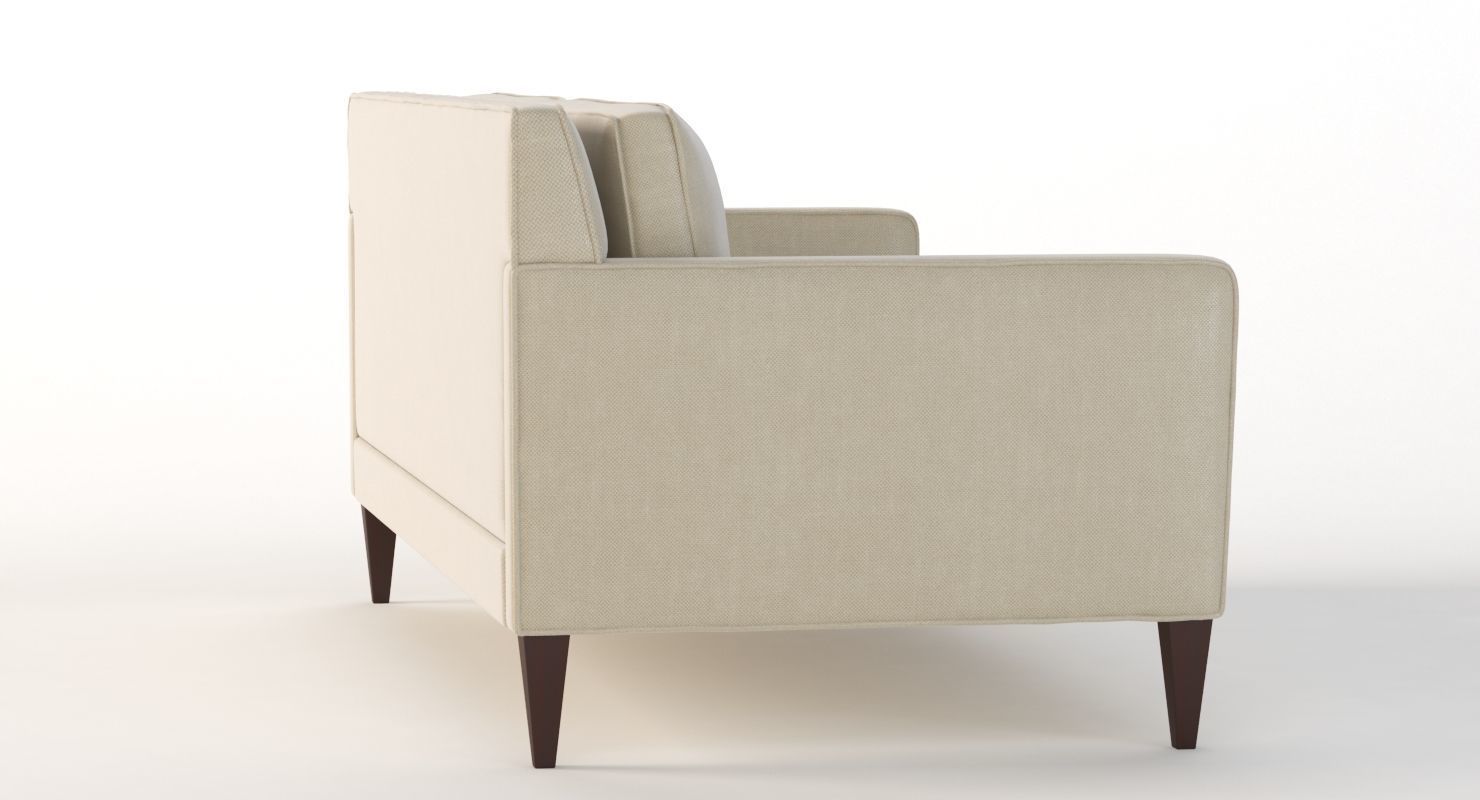 Crate And Barrel Rochelle Two Seater Sofa 3D model_4