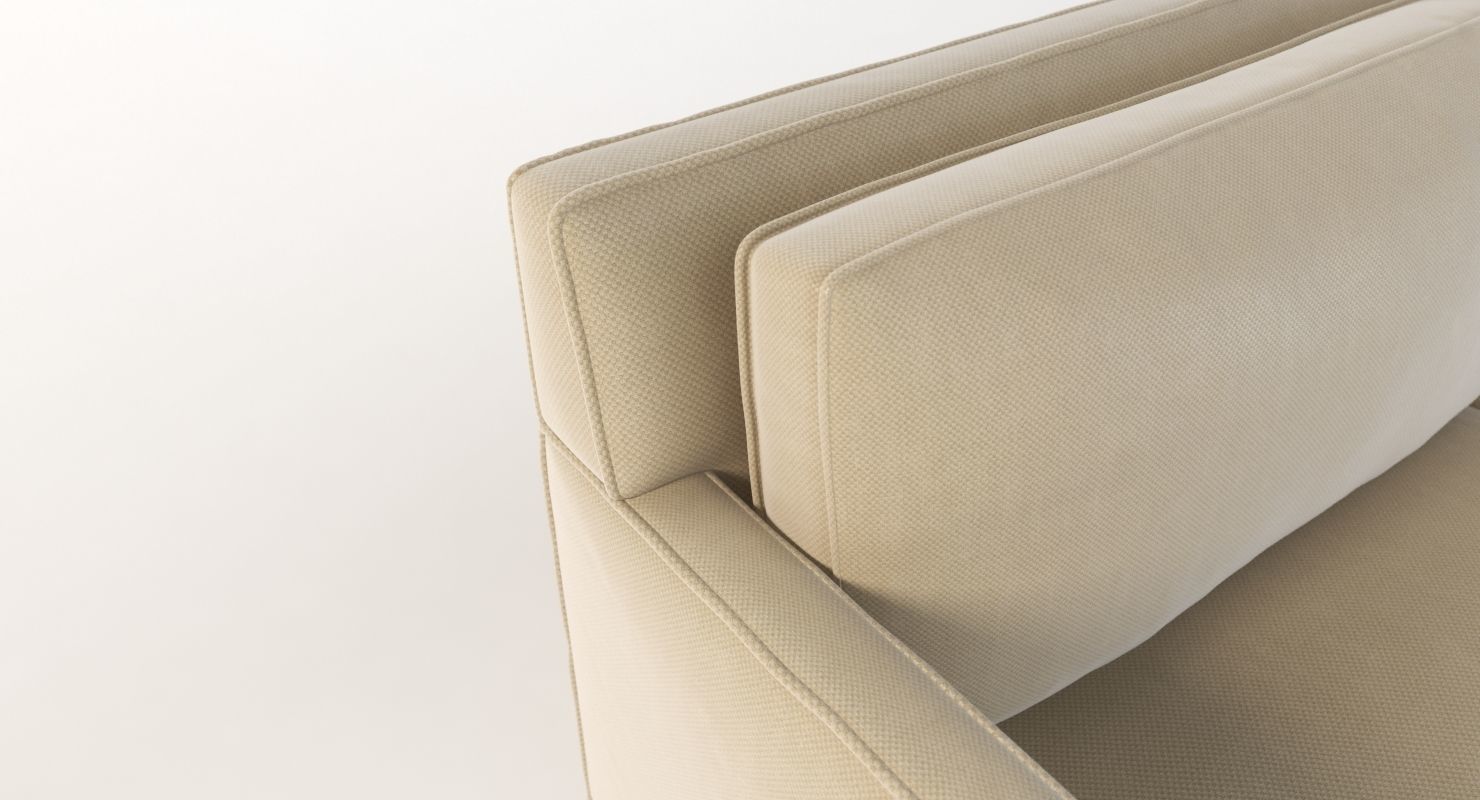 Crate And Barrel Rochelle Two Seater Sofa 3D model_2