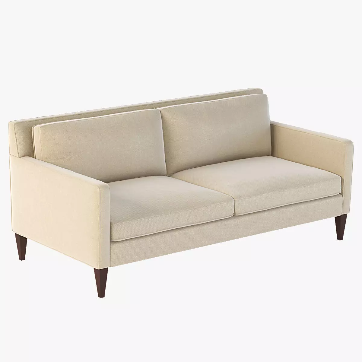Crate And Barrel Rochelle Two Seater Sofa 3D model_0