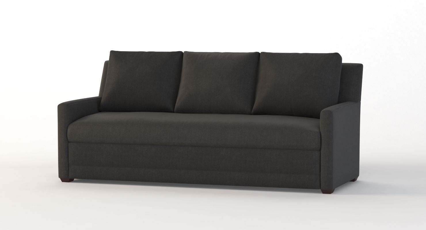 Crate And Barrel Reston Three Seater Sectional Sofa 3D model_8