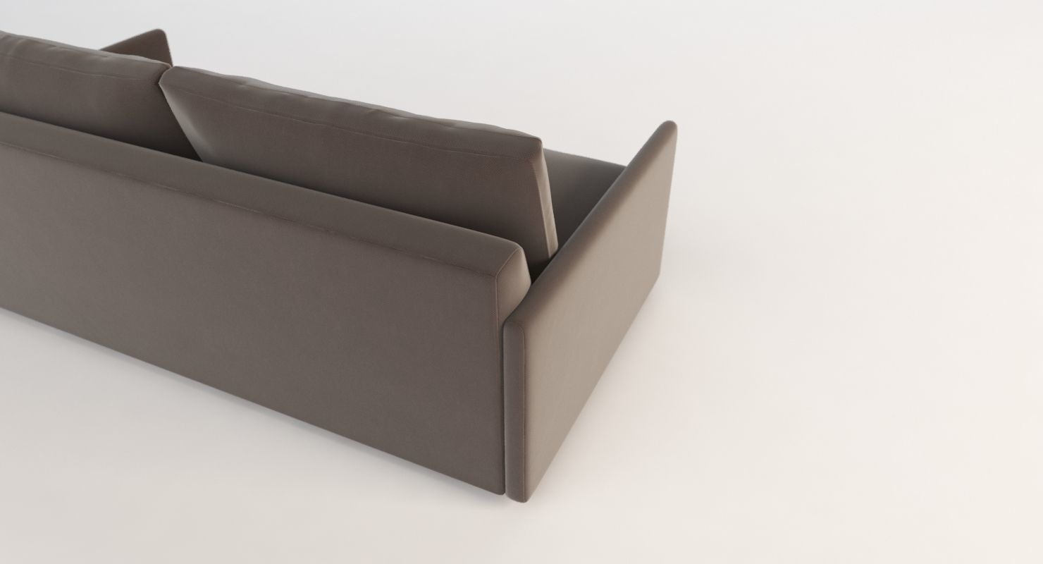 Crate and Barrel Drake Two Seater Sofa 3D model_2
