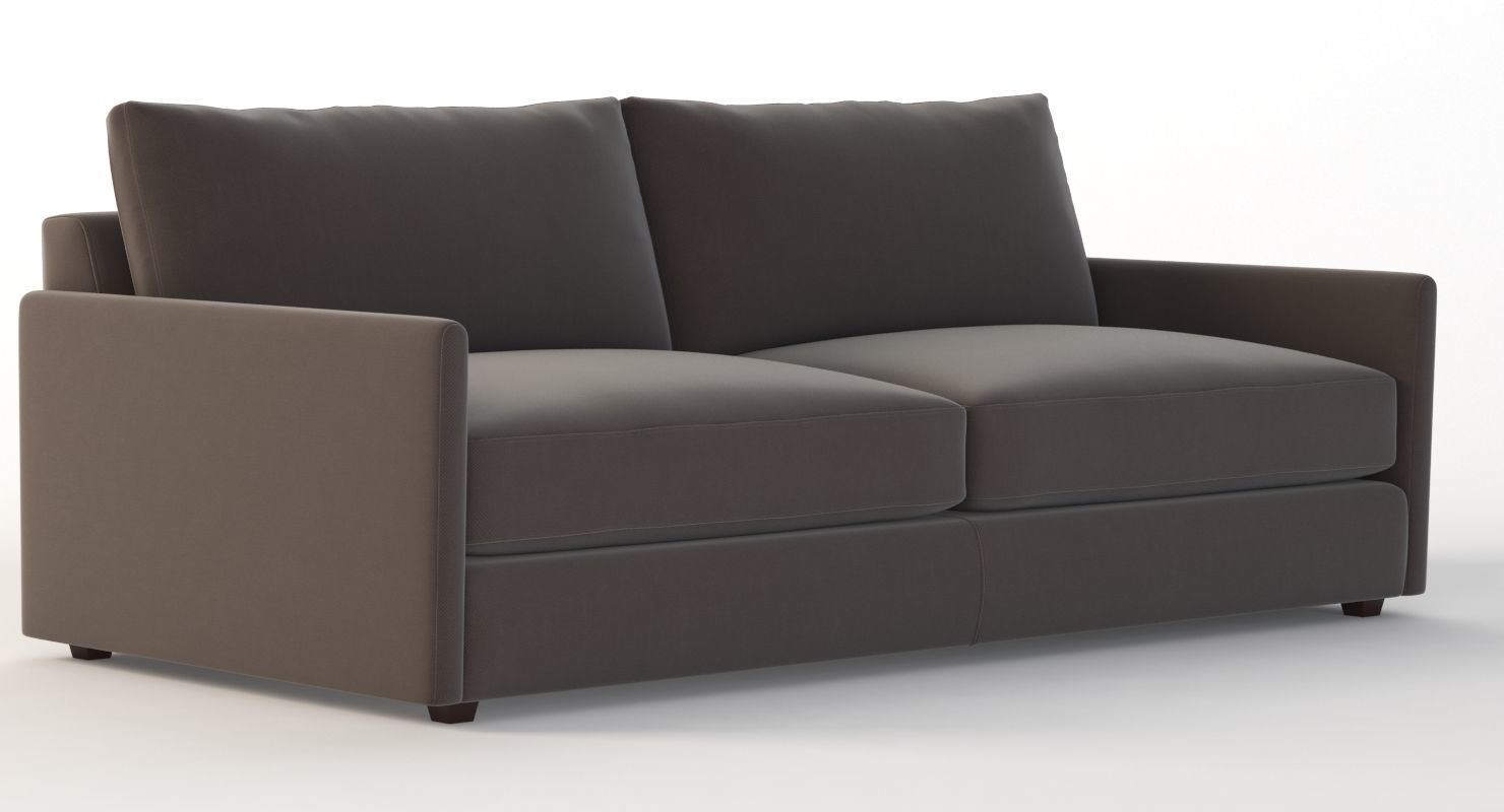 Crate and Barrel Drake Two Seater Sofa 3D model_3