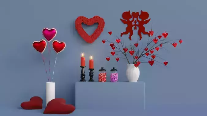Valentines day set