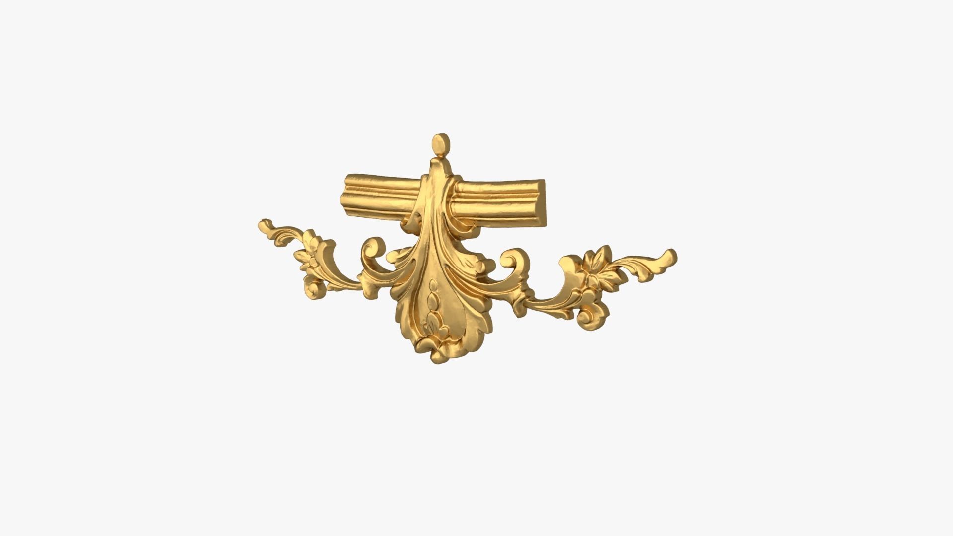 Classic decor ornament 230 3D model_2