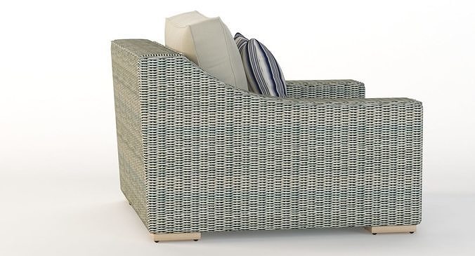 Corsica Outdoor Chair By Madbury Road 3D model 6