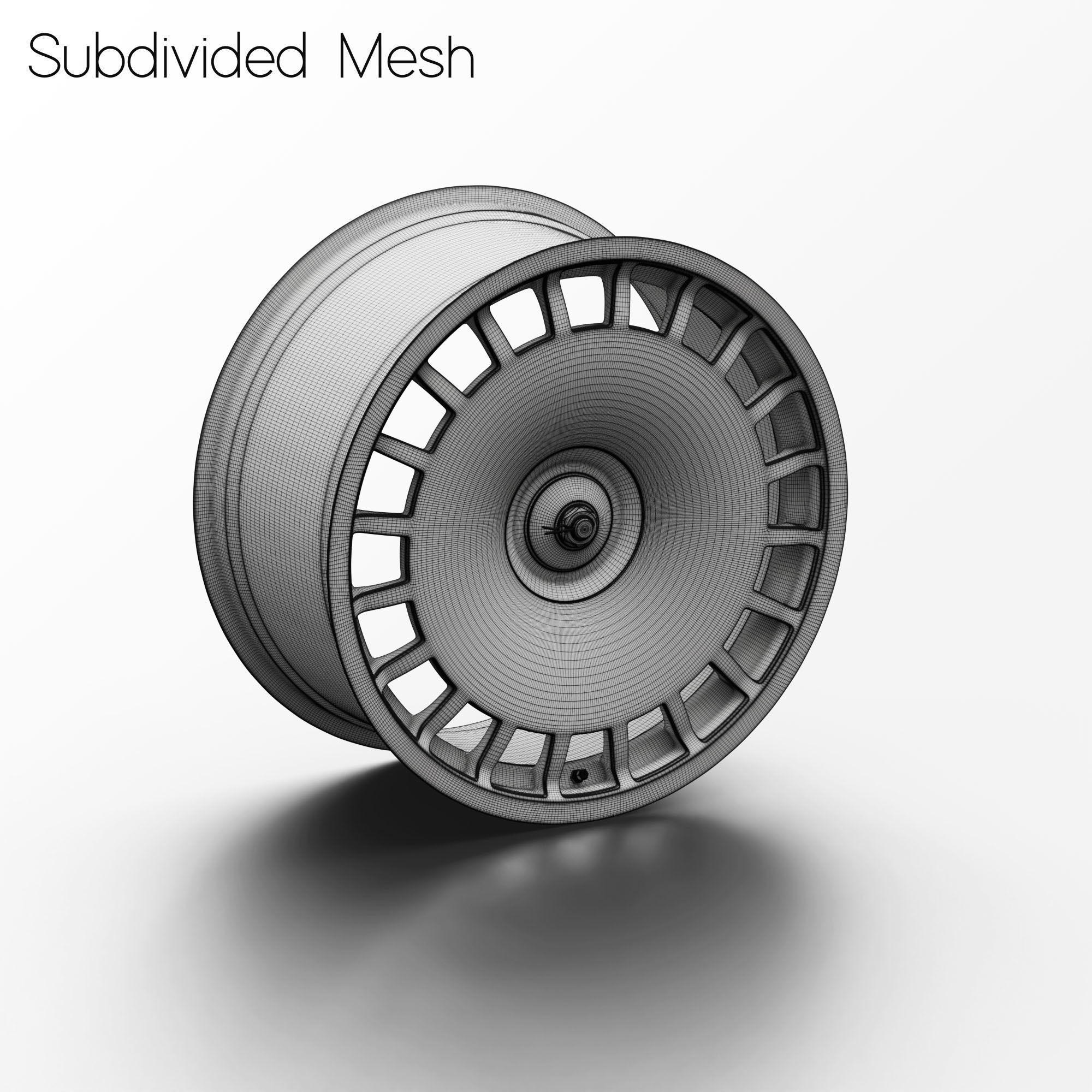 OZ Racing Magnesium Rim DTM 190E 3D Model 3D model 3D model_2