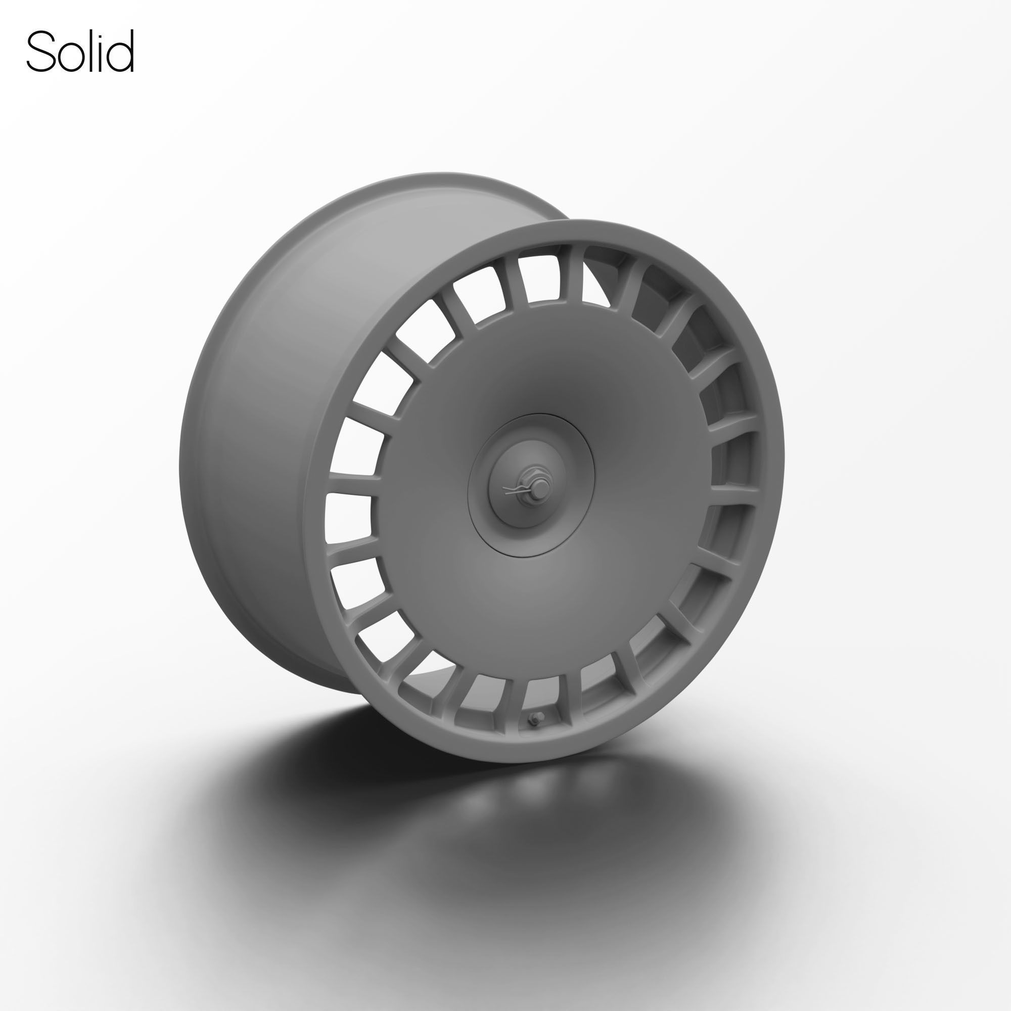 OZ Racing Magnesium Rim DTM 190E 3D Model 3D model 3D model_3