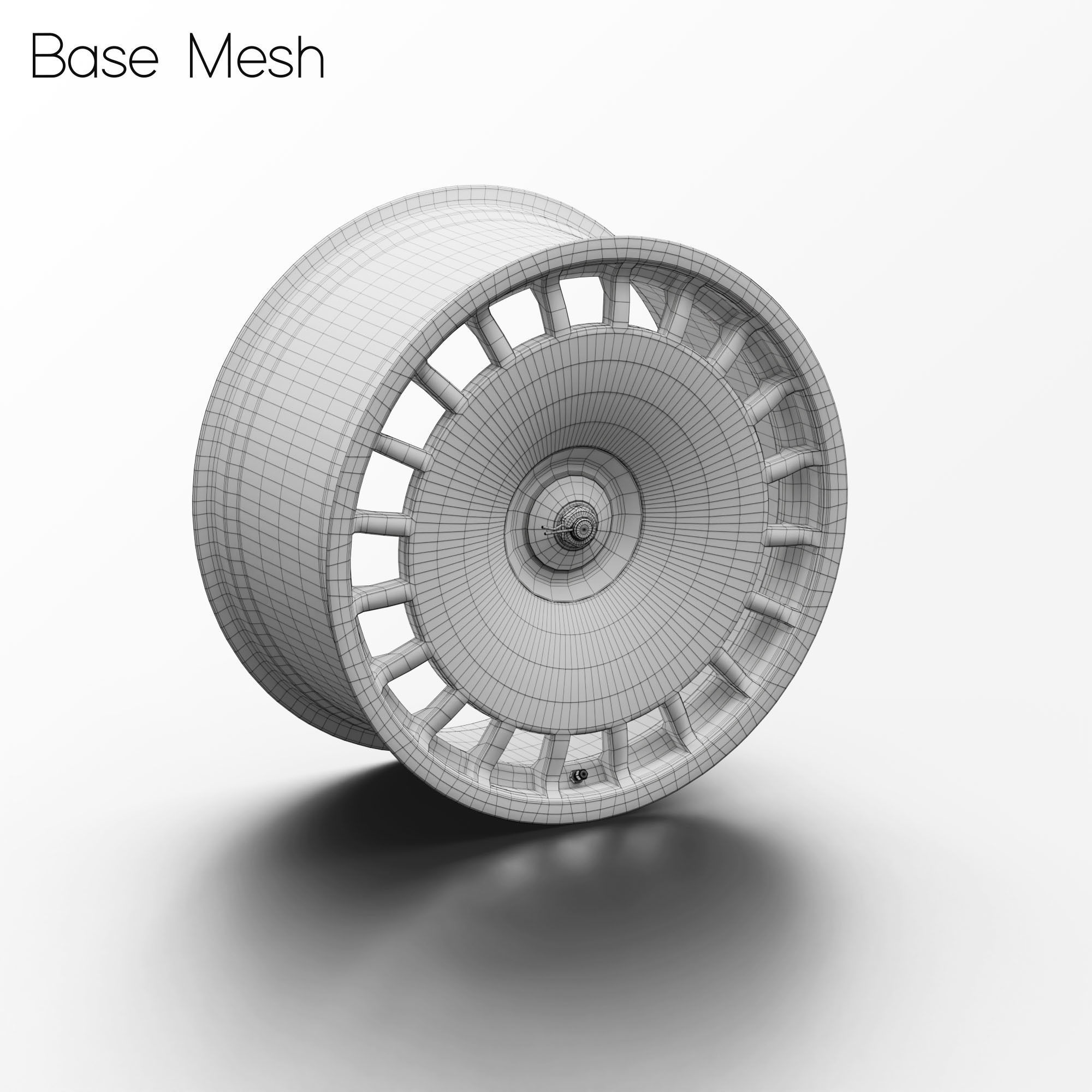 OZ Racing Magnesium Rim DTM 190E 3D Model 3D model 3D model_1