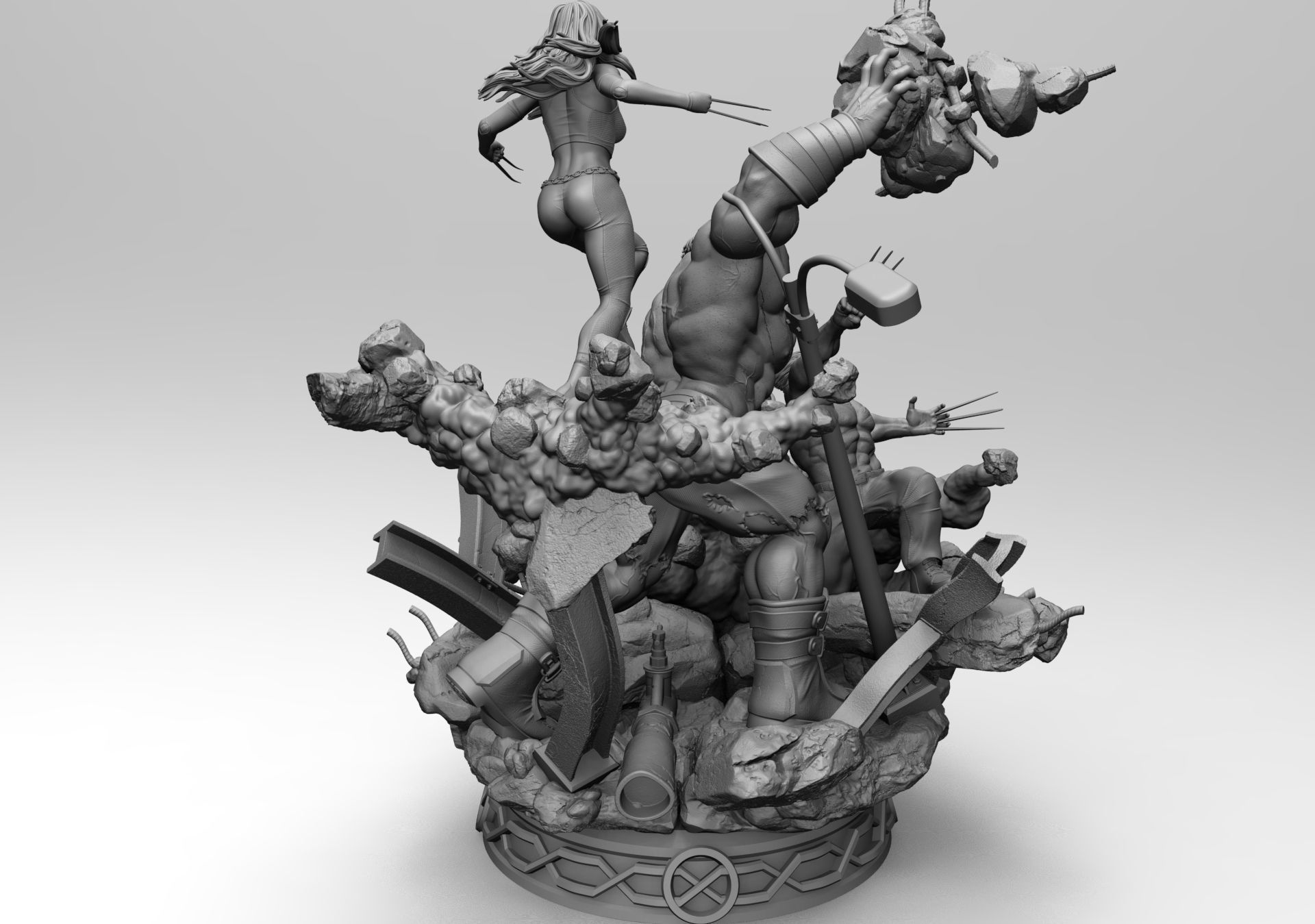 Maestro versus Logan 3D print model_3