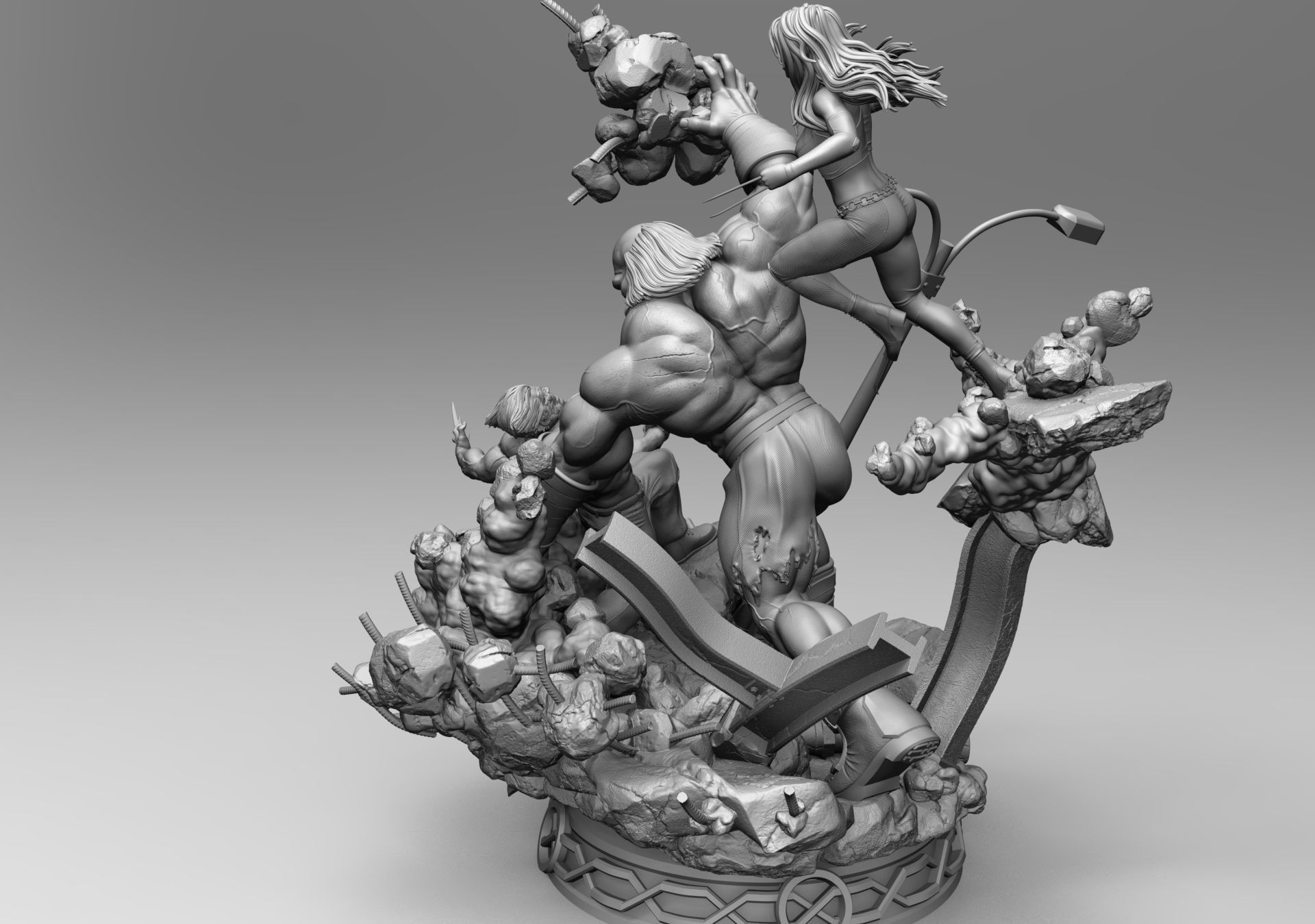 Maestro versus Logan 3D print model_4