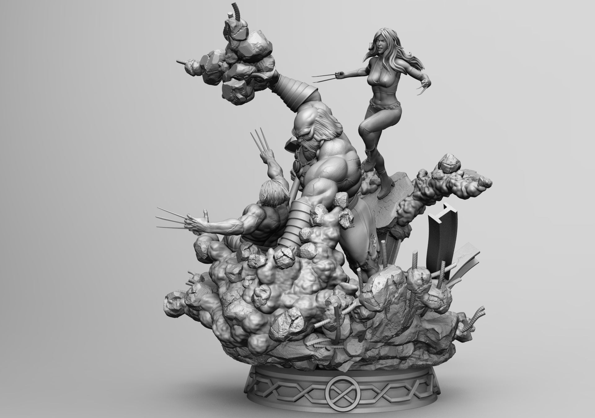 Maestro versus Logan 3D print model_1