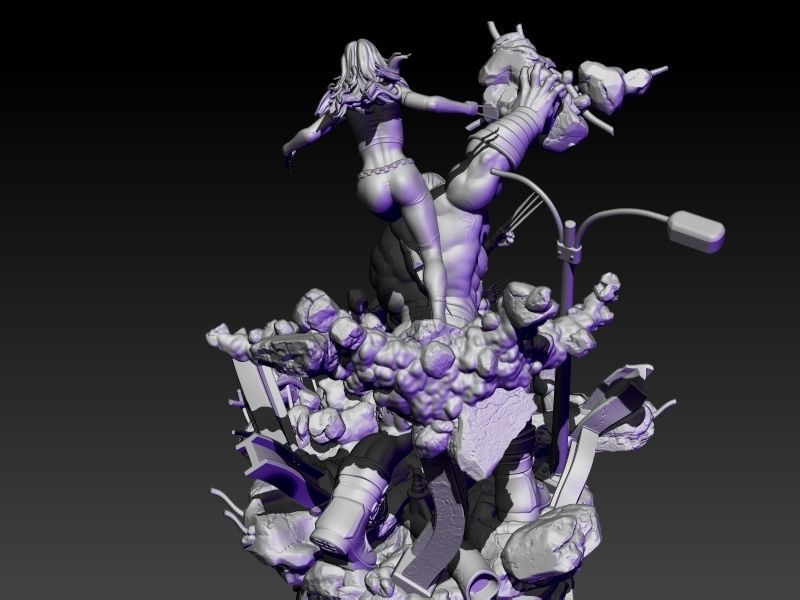 Maestro versus Logan 3D print model_9