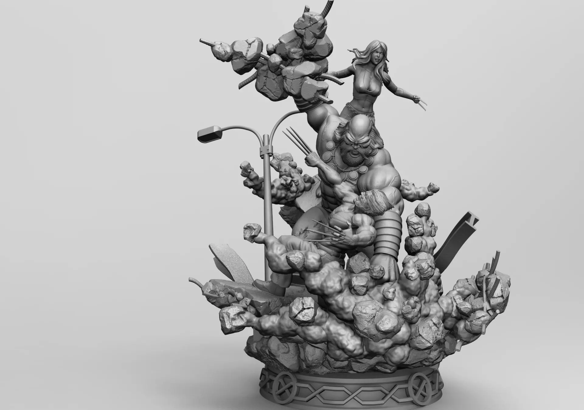 Maestro versus Logan 3D print model_0