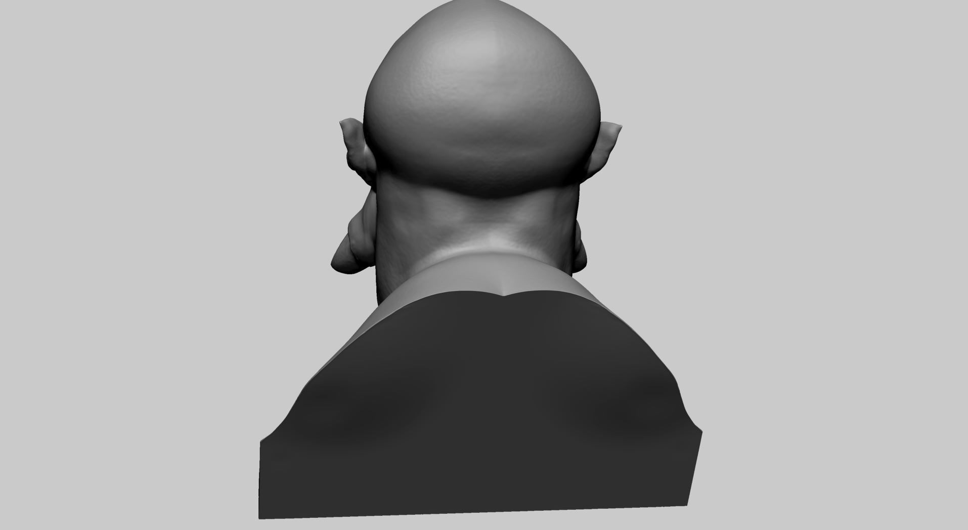 Creature Head V 3D model_4