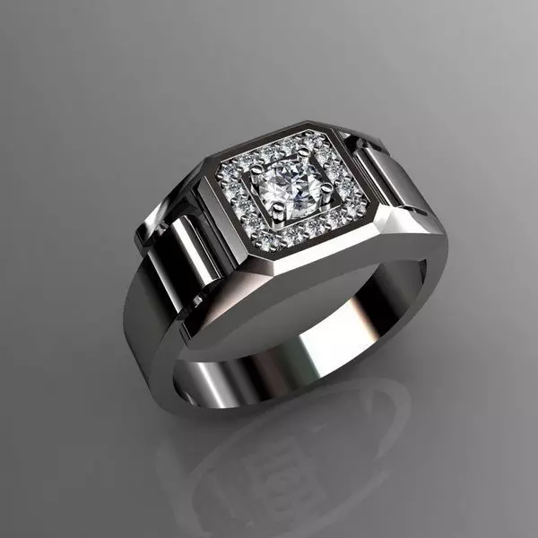 men ring 3D print model_0
