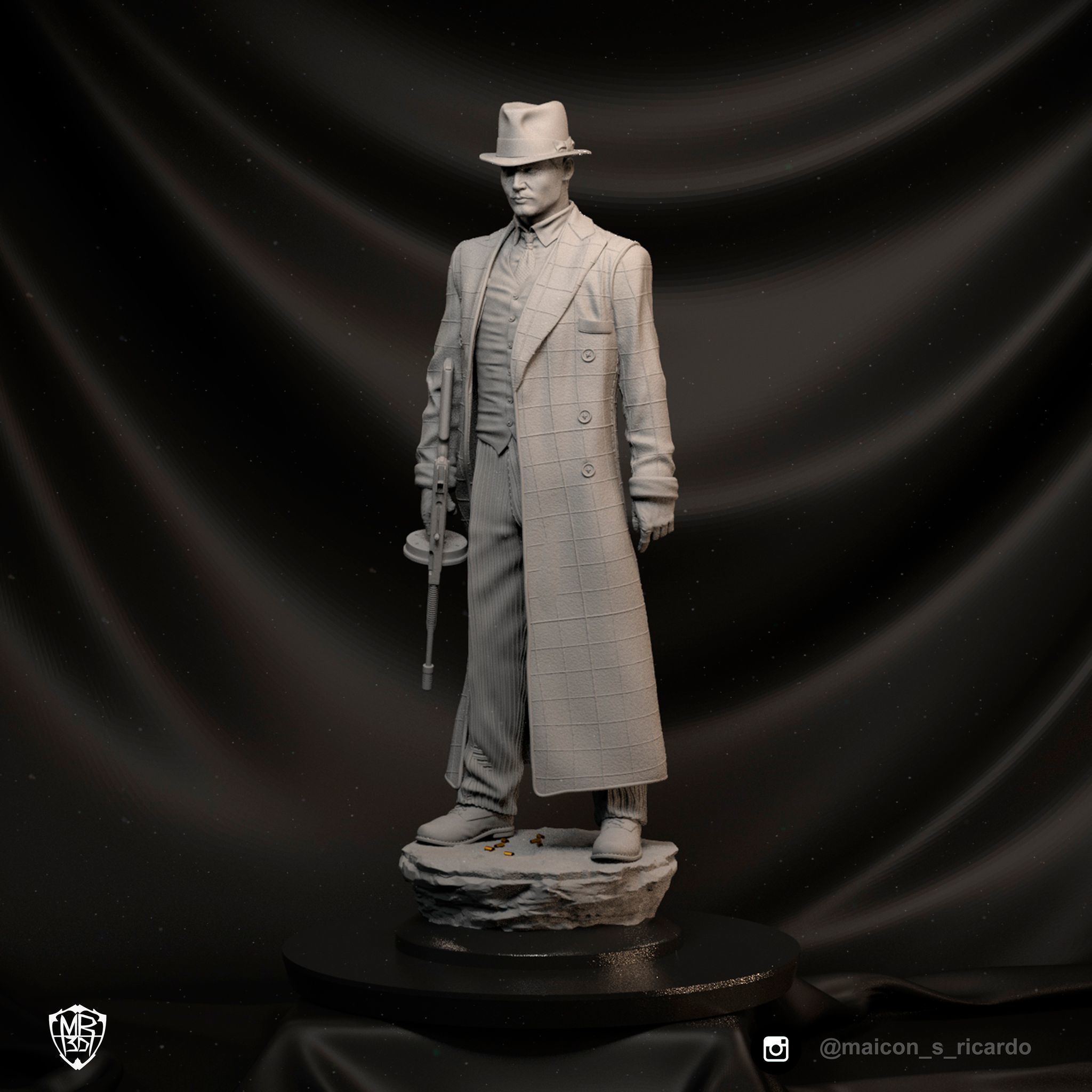 John Dillanger Public Enemies 3D print model_3