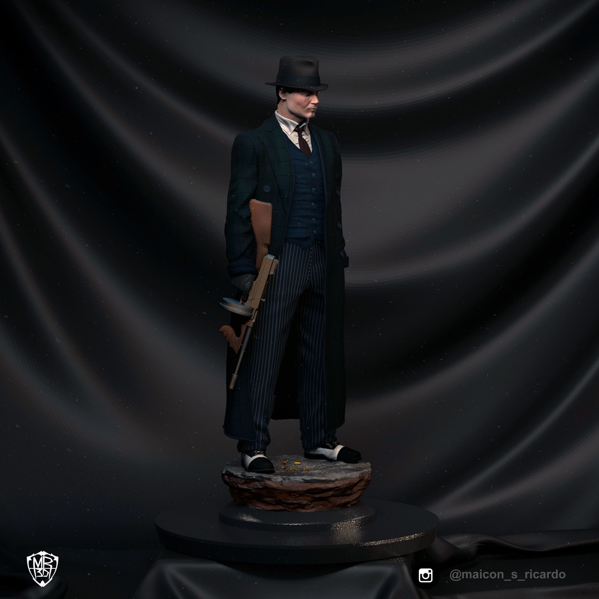 John Dillanger Public Enemies 3D print model_2