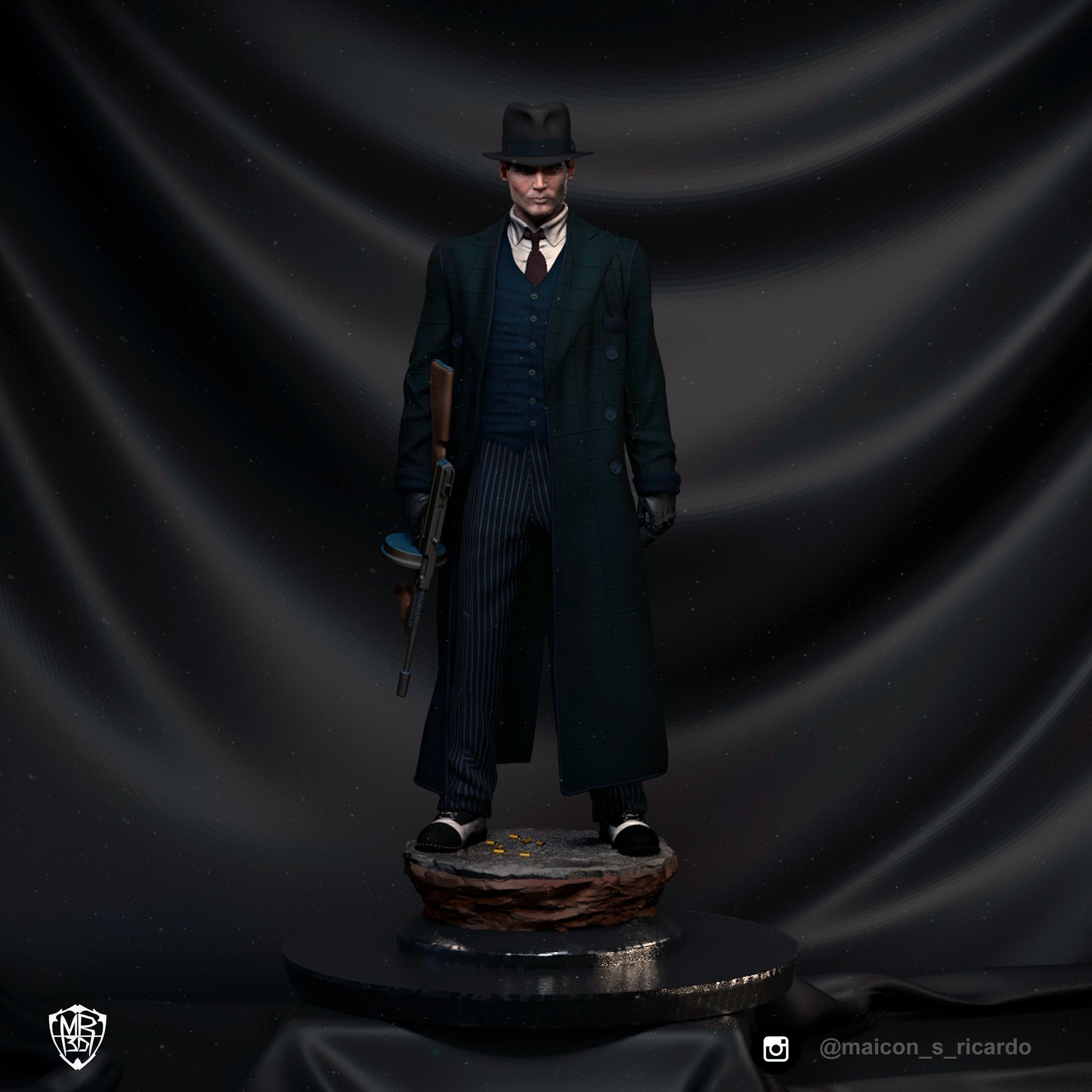 John Dillanger Public Enemies 3D print model_1