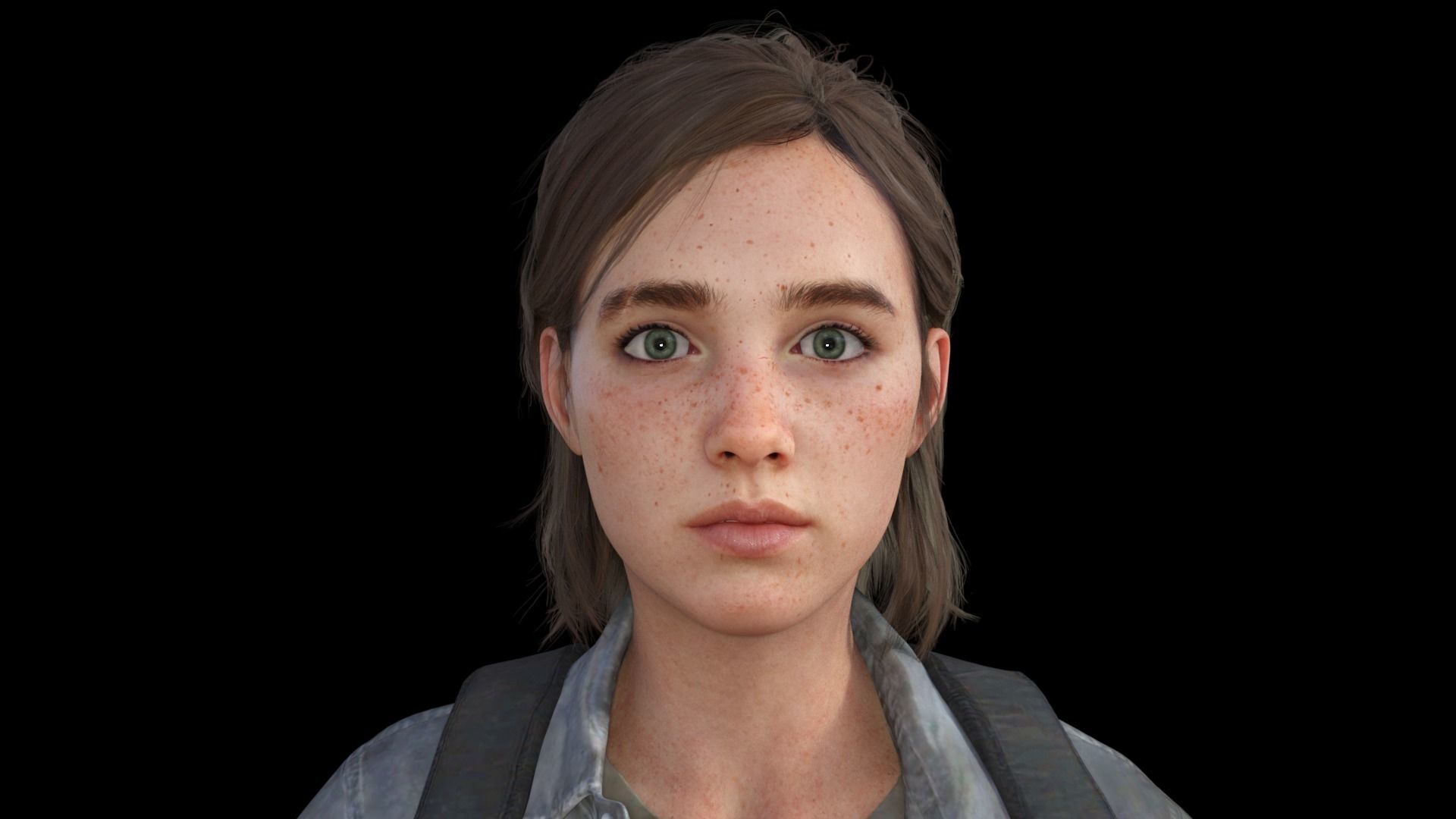Ellie Williams The Last of Us Part 2 Low-poly 3D model_5