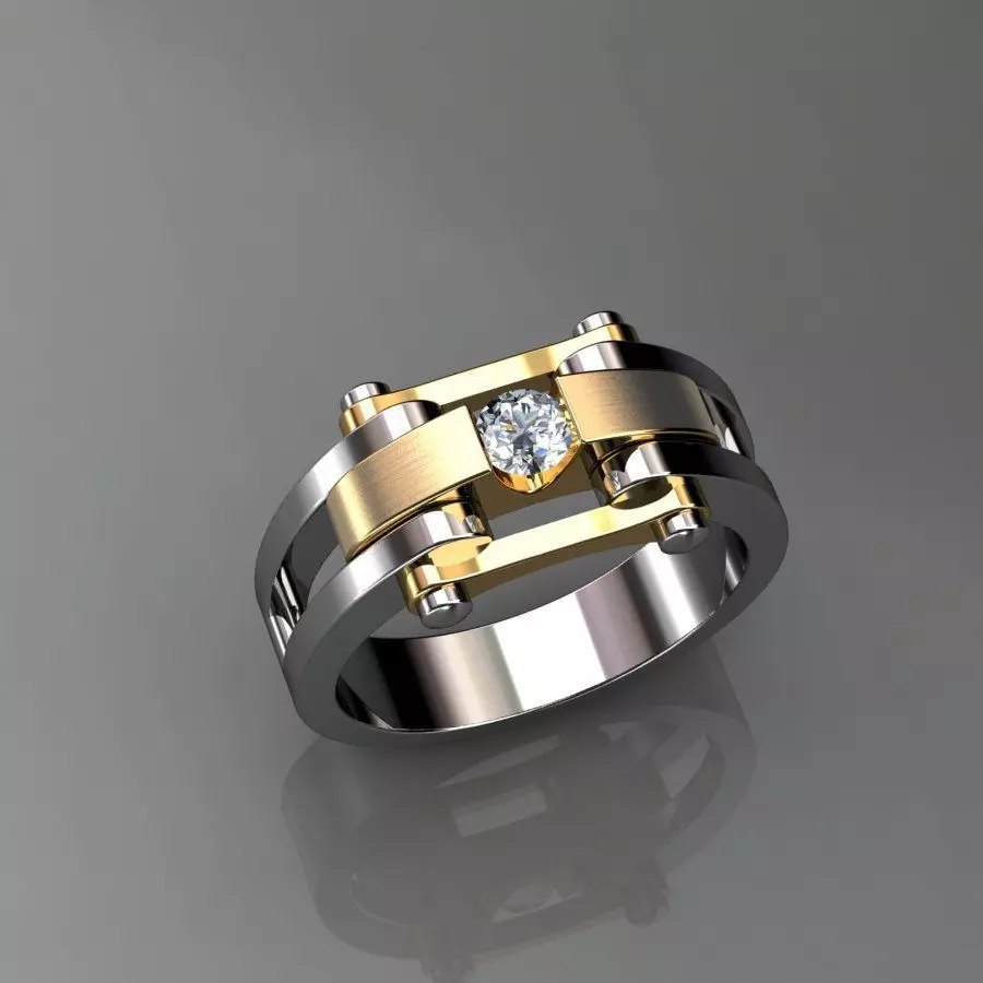 men ring 3D print model_0